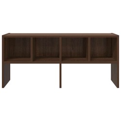 Étagère à chaussures empilable chêne marron 89,5x30x40 cm 
