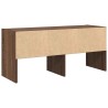 Étagère à chaussures empilable chêne marron 89,5x30x40 cm 