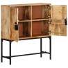 Buffet 80x30x95 cm bois de manguier brut massif 