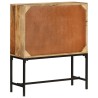 Buffet 80x30x95 cm bois de manguier brut massif 