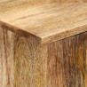 Buffet 80x30x95 cm bois de manguier brut massif 
