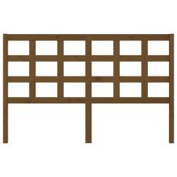 Tête de lit Marron miel 156x4x100 cm Bois massif de pin 