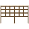 Tête de lit Marron miel 156x4x100 cm Bois massif de pin 