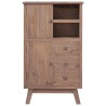 Buffet 60x30x100 cm Bois de teck solide 