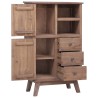 Buffet 60x30x100 cm Bois de teck solide 