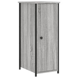 Table de chevet sonoma gris 32x42x80 cm bois d'ingénierie 
