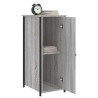 Table de chevet sonoma gris 32x42x80 cm bois d'ingénierie 