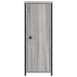 Table de chevet sonoma gris 32x42x80 cm bois d'ingénierie 