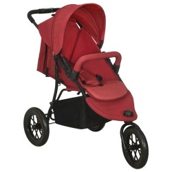 Poussette pour bébé Rouge Acier 