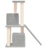 Arbre à chat avec griffoirs en sisal Gris clair 82 cm 