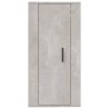 Meuble TV mural Gris béton 40x34,5x80 cm 