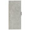Meuble TV mural Gris béton 40x34,5x80 cm 