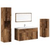 Ensemble de meubles salle de bain 4 pcs bois d'ingénierie 
