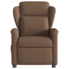 Fauteuil inclinable électrique Marron Tissu 