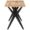 Table de salle à manger 120x60x76 cm Bois solide d'acacia 