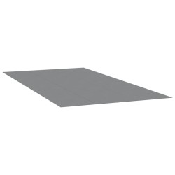 Bâche de piscine gris clair 750x370 cm géotextile polyester 
