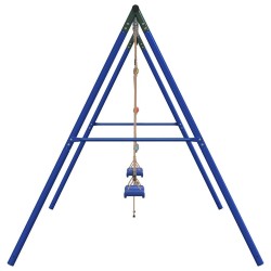 Ensemble de balançoire d'extérieur avec balançoires et échelle 