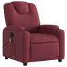 Fauteuil de massage inclinable Rouge bordeaux Tissu 
