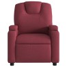 Fauteuil de massage inclinable Rouge bordeaux Tissu 