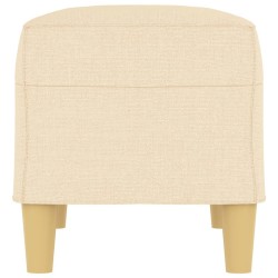 Banc Crème 70x35x41 cm Tissu 