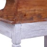 Bureau d'écriture et tiroirs 90x50x101 cm bois massif d'acajou 