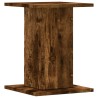 Supports pour plantes 2 pcs chêne fumé bois d'ingénierie 