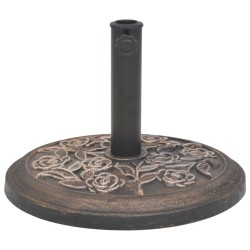 Socle de parasol Résine Rond Bronze 9 kg 