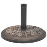 Socle de parasol Résine Rond Bronze 9 kg 