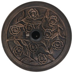 Socle de parasol Résine Rond Bronze 9 kg 