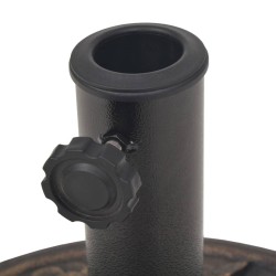 Socle de parasol Résine Rond Bronze 9 kg 