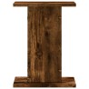 Supports de haut-parleurs 2 pcs chêne fumé bois d'ingénierie 
