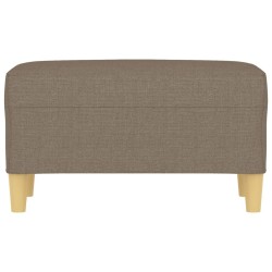 Banc Taupe 70x35x41 cm Tissu 