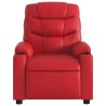 Fauteuil inclinable Rouge Similicuir 