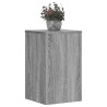 Supports pour plantes 2 pcs gris sonoma bois d'ingénierie 