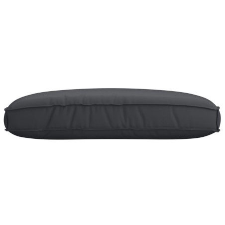 Coussin de Palette pour Siège Noir 120x80x12 cm Tissu Oxford 