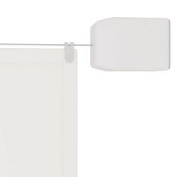 Auvent vertical Blanc 100x1200 cm Tissu oxford 