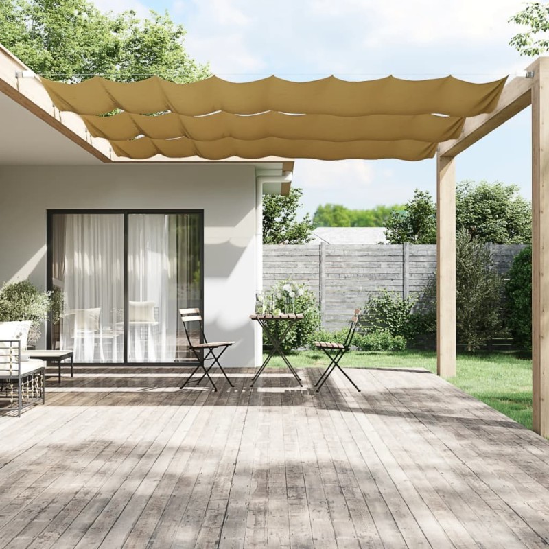 Auvent vertical Beige 100x1200 cm Tissu oxford 