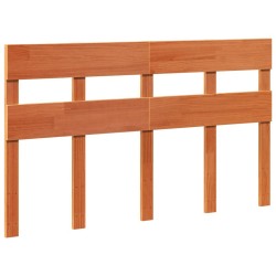 Cadre de lit sans matelas cire marron 120x190cm bois pin massif 