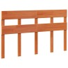 Cadre de lit sans matelas cire marron 120x190cm bois pin massif 