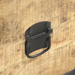 Meuble TV 130x30x39 cm Bois massif de manguier 