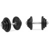 Ensemble d'haltères 18 pcs 40 kg Fonte 