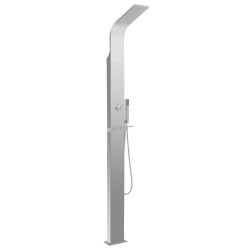 Douche d'extérieur Acier inoxydable Incurvé 
