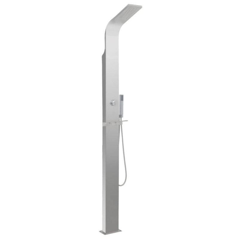 Douche d'extérieur Acier inoxydable Incurvé 