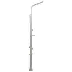 Douche d'extérieur Acier inoxydable Incurvé 