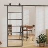 Porte coulissante et quincaillerie Verre ESG/Aluminium 76x205cm 