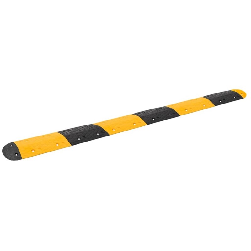 Ralentisseur Jaune et noir 323x32,5x4 cm Caoutchouc Ralentisseur Jaune et noir 323x32,5x4 cm Caoutchouc