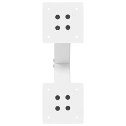 Pieds de table basse en forme de X, 2 pièces, blanc, 40 x (30-31) cm, acier 