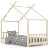 Cadre de lit d'enfant Bois de pin massif 90 x 200 cm 