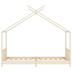 Cadre de lit d'enfant Bois de pin massif 90 x 200 cm 