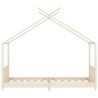 Cadre de lit d'enfant Bois de pin massif 90 x 200 cm 